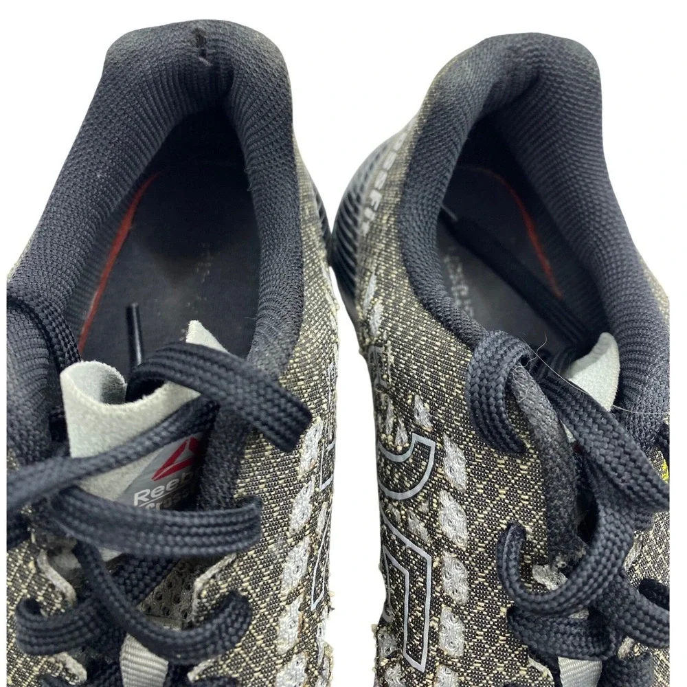Reebok CrossFit Nano 5.0 Mens Training Shoes Black Grey Kevlar‎ V68510 Size 6.5